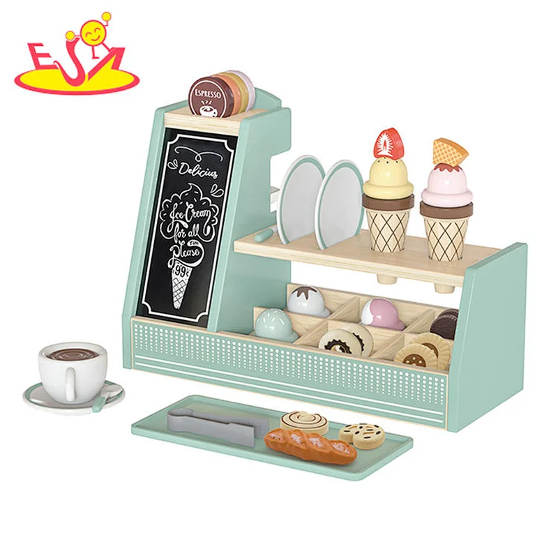Новый дизайн Macaron, милая деревянная кухонная игрушка для детей W10C582